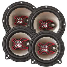 Kit Alto Falante 6 + 5 Pol Bravox 200w Rms B3X60-X B3X50-X Triaxial 400w Pico 2 Pares