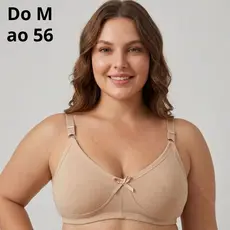 Sutiã Reforçado Sem Bojo Sem Arco Sustentação Confortável Plus Size - Sutia N/P