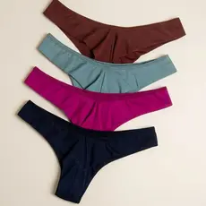 KIT Calcinhas Levanta Bumbum Fio Duplo Normal e Plus Conforto Sensual Sem Costura no Bumbum - Isis