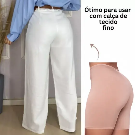 Shortinho Liso Feminina Bermuda Segunda Pele Microfibra Short - Anagua