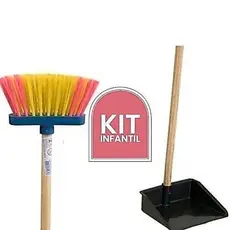 Mini Vassoura E Mini Pa - Kit Limpeza Infantil P/ Criança