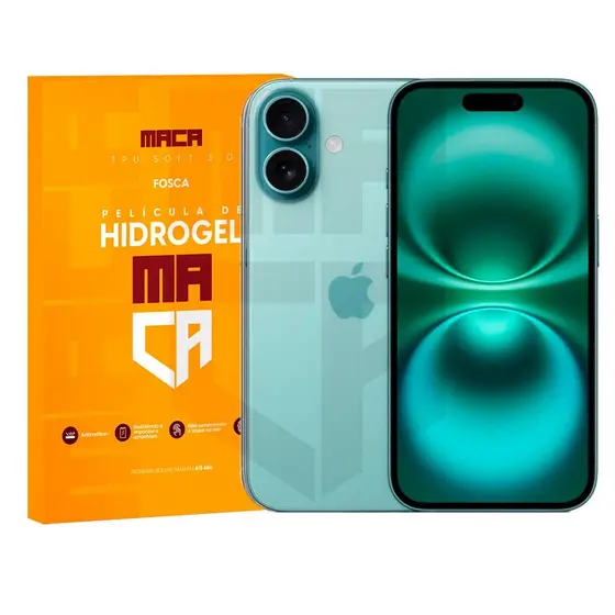 Película Hidrogel Comp iPhone 17 HD ou Fosca Frente+Verso