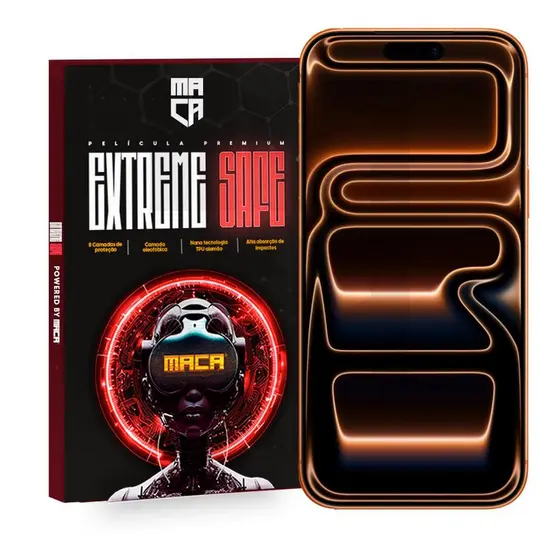 Película Fosca Extreme Safe Compatível Linha iPhone 17