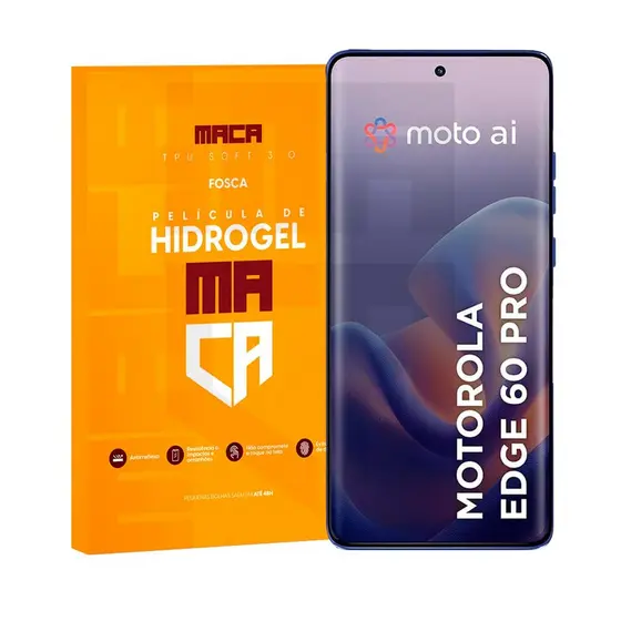 Película Hidrogel Frontal Moto Edge 60 Pro Fosca Antirreflexo