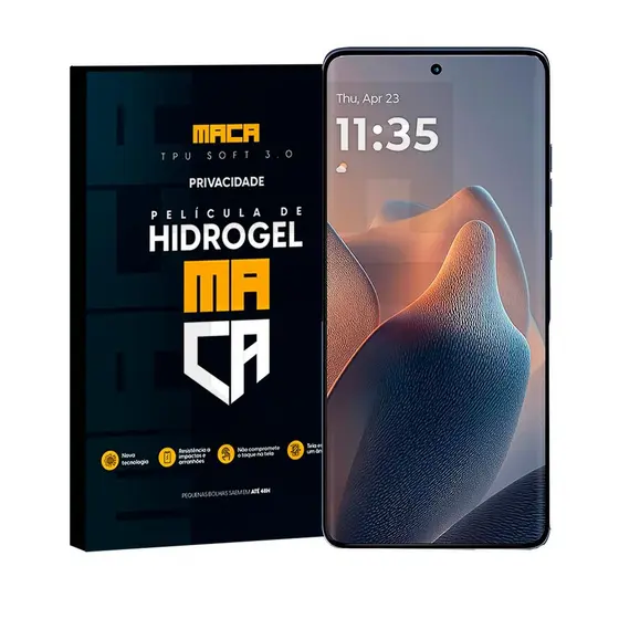 Película Hidrogel Frontal Moto Edge 60S Fosca Privacidade
