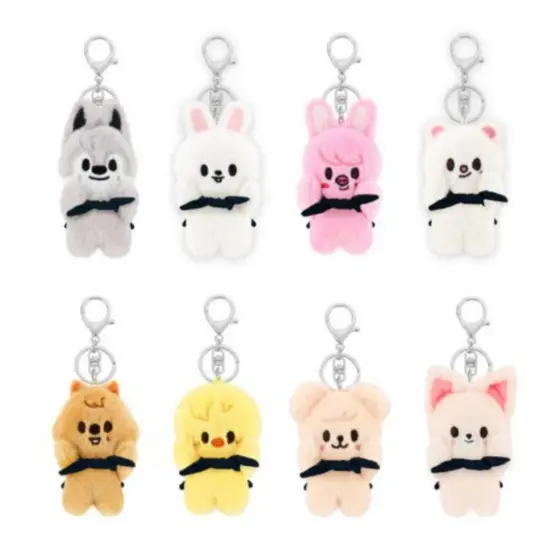 Kpop Idol Stray Kids Boneca De Pelúcia Skz Magent Chaveiro Baby Ver .