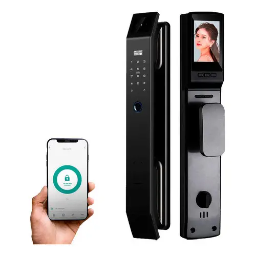 Fechadura Digital Eletrônica Senhas Tuya App Tag Wifi Faceid