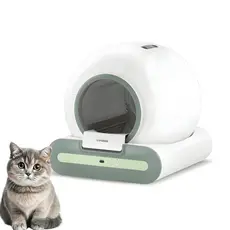 Casa De Gato Caixa De Areia Automática Inteligente App Branco