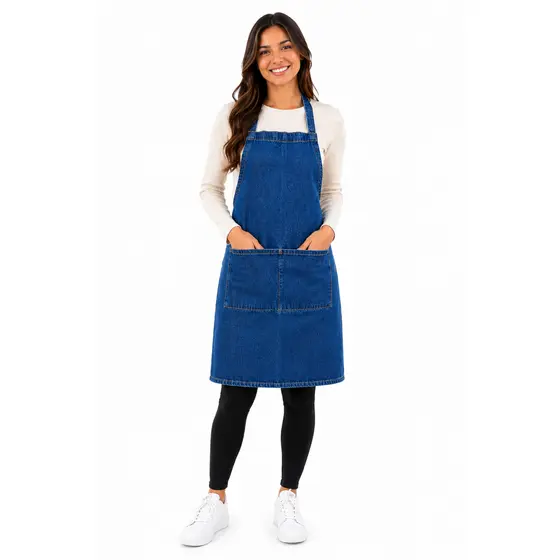 Avental Unissex Jeans  Resistente e Moderno