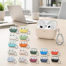 JF Compativel AirPods Capa Silicone comaptivel pro Proteção Total Anti Impacto