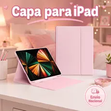 Capa PU couro compativel ipad 10 A16 7 8 9 AIR3 10.5 10.2 pol AIR 4 5 11 M2 M3 não incluída teclado