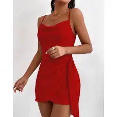 Macaquinho Curto Vestido Feminino Soltinho Regata Costas Nuas Trançada Lizy