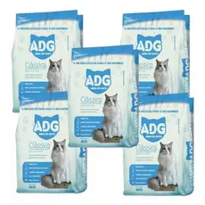 Areia Para Gatos Adg Areia De Gato Clássica C/ 5 Uni 4kg