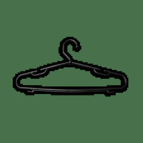 Cabide Gaúcho Plástico Preto