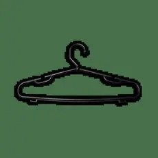 Cabide Gaúcho Plástico Preto