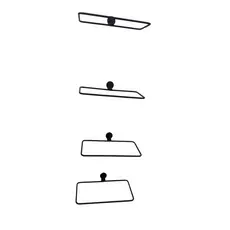 Suporte Multi Uso Retrô Luxo De Parede (exposição) Kit com 10 Unidades