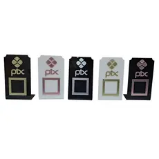 Placa Pix Pagamento QrCode De Mesa Balcão c/ base - Acrílico - Único