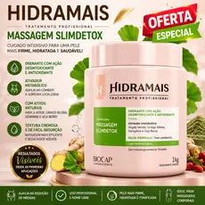 💆‍♀️ Creme para Massagem SlimDetox- FirmingDetox Hidramais – 1kg