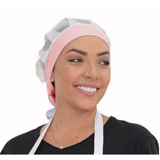 Touca de Cozinha Super Confortável e Profissional de Gastronomia - Varias Cores