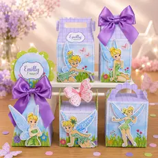 Kit Festa Tinker- Bell  Personalizado Pegue e Monte Lembrancinhas Festa Infantil