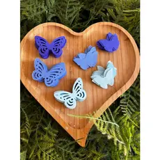 200 borboletas para decoração de festa cores Candycolor - Aniversário - Chá de revelação- festa Infantil- cores claras