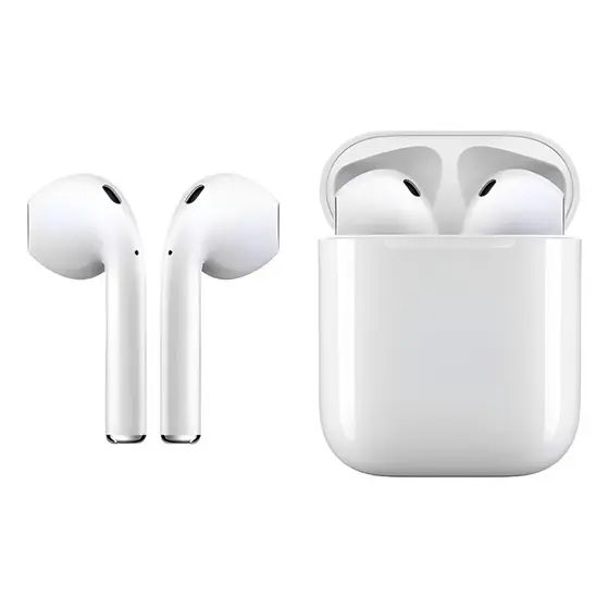 Fone de ouvido sem fio Bluetooth i12 TWS V5.3 Branco