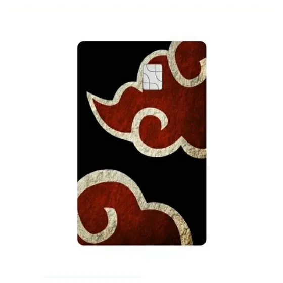 Adeviso De Cartão De Crédito E Débito Skin Card Akatsuki Naturo Anime Otaku