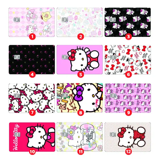 Adesivo Para Cartão de Credito Hello Kitty Skin Adesiva Cartao Debito Pelicula Cartao Proteção