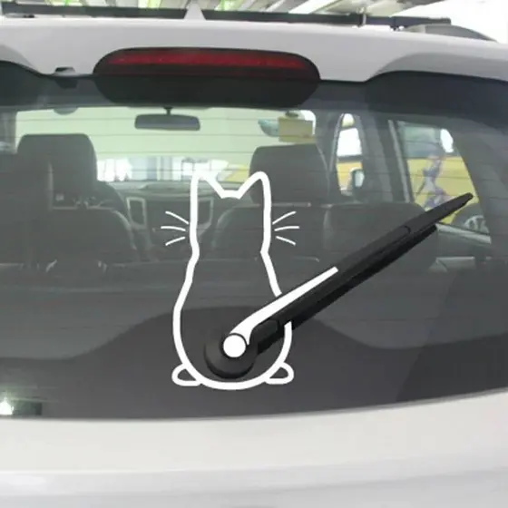 Adesivo De Gatinho Para Carro Adesivo De Para Brisa