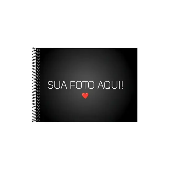 Adesivo Capa de Caderno de Desenho Personalizado com Sua Imagem | Capa Exclusiva