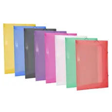 Pastas com Elástico Aba Ofício Grande A4 Ofício Modelo Fino 335x235mm ACP