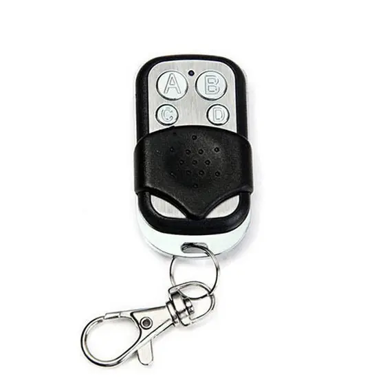 Controle Remoto Universal para Portão Elétrico Eletrônico Garagem com Chaveiro 433mhz Com 4 Botões