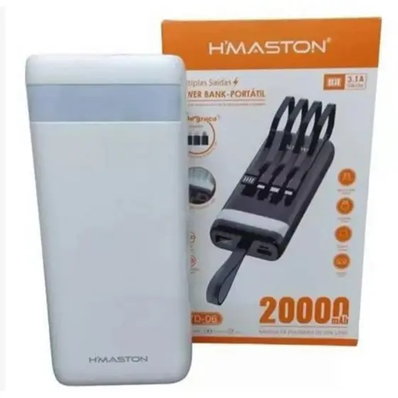 O Power Bank H'Maston 20000mAh