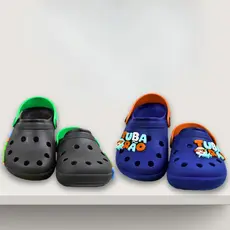 Sandália Babuche Infantil Menino Antiderrapante Promoção Leve Confortável Dinossauro Tubarão Casual