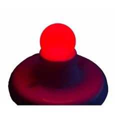 Lâmpada Bolinha LED G45 3W E27 127V Vermelha Galaxy Decorativa Econômica Luz Colorida