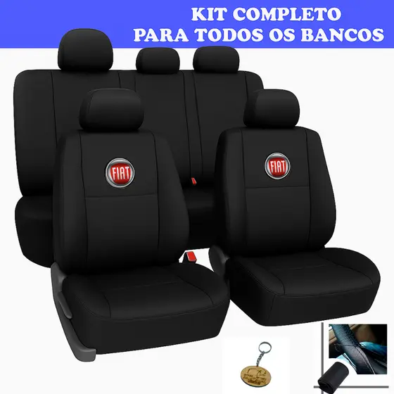 CAPA PARA BANCO COURO DE CARRO FIAT UNO ARGO PALIO 2 E 4 PORTAS