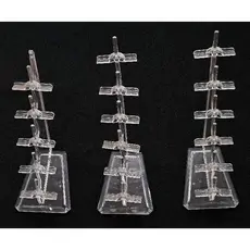 Kit 50 Expositores Acrílico Para Óculos 5 Lugares Vitrine