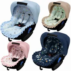 Capa de Bebe Conforto Bebê + Capota Solar + Jogo Protetor de Cinto Serve em Todas as Marcas