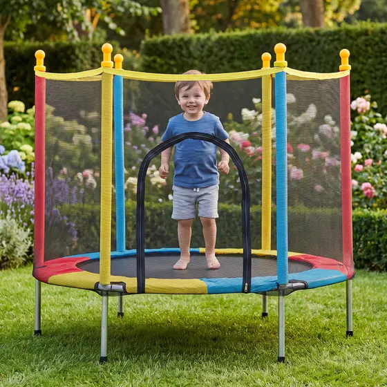 Cama Elástica Infantil Pula Pula Trampolim 1,40 M Colorida
