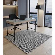Tapete Decoração  Médio 1,40x1,40 Antiderrapante Sala/quarto/escritório