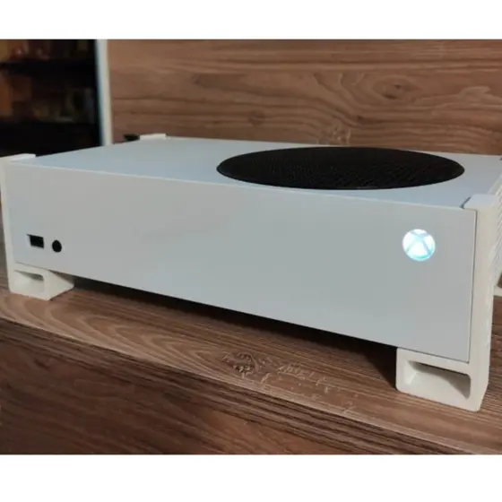 Kit 4 Suporte Console Pezinho - Xbox One S, X e Série S - Apoio Horizontal