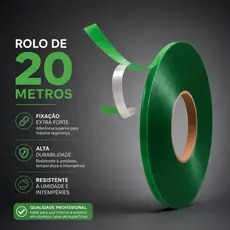 Fita Dupla Face Extra Forte  5mm X 20M Pronta Entrega