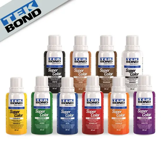 Corante Líquido Super Color 50ml Tekbond
