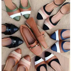 Kit2Pares Sapatilha Feminino Mocassim Caramelo + Sapatilha Elegante Confortável