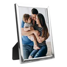 Porta Retrato Foto 20x25 Prata Metal