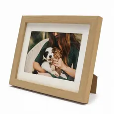 Porta Retrato 10x15 MDF Estilo Madeira Clara Paspatur - Quadro Moldura para Fotos