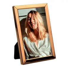 Porta Retrato Foto 10x15 Rosé Gold Metal