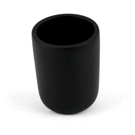 Porta Escova Caneta Makeup Cimento Preto Matte
