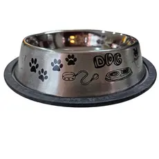 Comedouro The Pets Inox Anti Derrapante para Cães 21cm
