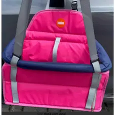 Assento De Carro Tubline Rosa Para Pets Pequenos 10kg